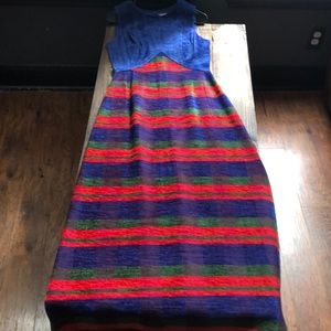 Vintage Ruth Norman for Gay Gibson retro maxi